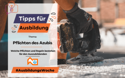 Pflichten des Auszubildenden