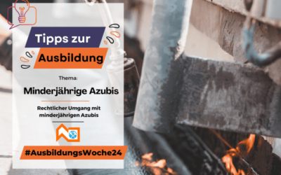 Rechtlicher Umgang mit minderjährigen Azubis: Minderjährige Auszubildende