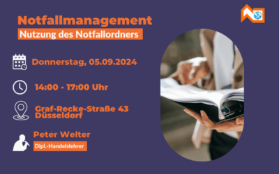 Seminar: Notfallmanagement – 05.09.2024