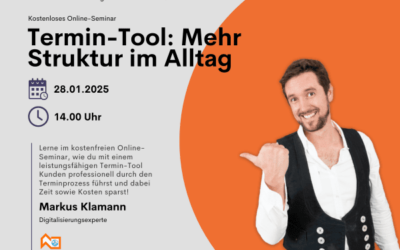 Kostenfreies Online-Seminar: Termin-Tool – Mehr Struktur im Alltag -28.01.2025