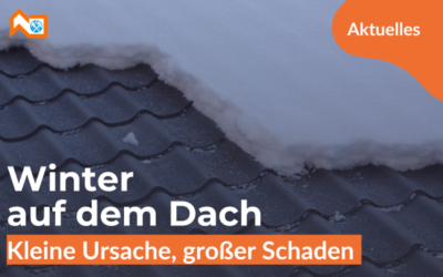 Viele Winterprobleme auf dem Dach sind vermeidbar