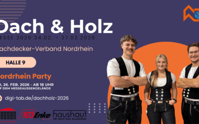DACH+HOLZ 2026 in Köln: Besucht uns in Halle 9
