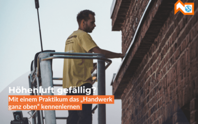 Praktikum im Dachdeckerhandwerk: Das Handwerk ganz oben kennenlernen