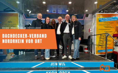 Dachdecker-Verband Nordrhein vor Ort beim VELUX -Praxistag in Düsseldorf